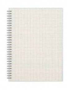 金属线圈笔记本，带背带，方格，横线，空白内页，内含文件夹，简约，便携，防水，适合学校和办公室使用 - 米色 - 查看 3