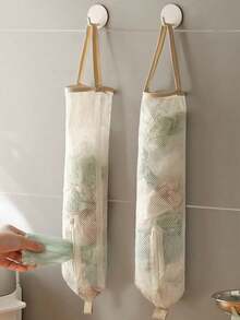 1个垃圾袋，厨房收纳袋，浴室浴帽收纳袋，返校用品，大学生必备，节省空间