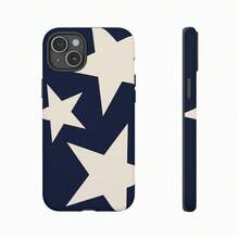 Navy Star Y2k Tough Phone Case Phone 16 15 14 13 12 11 Pro Max Xr Aesthetic Teen Cool Girl Case, Phone Case - 白色 - 查看 4