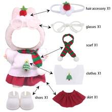 17cm娃娃圣诞服装套装 马卡龙盲盒娃娃衣服套装 适合替换1代2代3代娃娃 青少年派对玩具 生日礼物(不含娃娃) - 彩色 - 查看 9