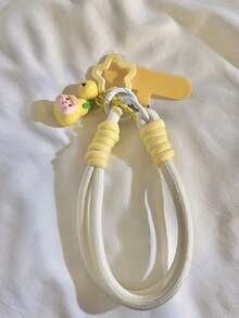 1 件多巴胺可爱时尚手机挂绳、钥匙扣、包包挂件、腕带 - 彩色 - 查看 10