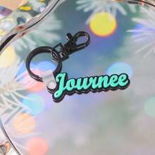 1 Pc Acrylic Name Keychain For Car Key, Name Tags For Men Boys, Custom 3D Printed Keychain , Custom Key Chain, Name Keychain , Custom Key Ring , 3D Printed Name, Custom Name Keychain ,Backpack Tag For Thanksgiving, Christmas Familly Girlfriend Mom Gifts,Delicate Romance, Utilitarian Chic