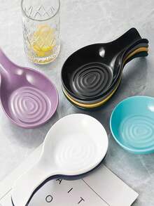 1 قطعة/2 قطعة حامل ملعقة من البولي بروبيلين، حامل ملعقة الحساء، وسادة الملعقة، حامل ملعقة مشترك، حصيرة عازلة للحرارة، أداة مطبخ