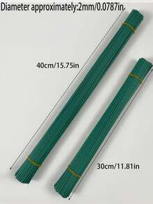 10/50pcs 2mm Artificial Flower Rod Flower Stem Wire Making Accessories, Lifelike Green Flower Stems For DIY Wedding & Home Decor,Flower Head Decoration Accessories And Handicrafts,Bouquet Stem Flower Arrangements Decor Supplies, Stems Flexible Bendable Iron Wire Sticks ,Party And Holiday Decorations,Fall Decoration, Halloween Decoration, Christmas Decoration, Boho Style,Bedroom Accessories Decorations
