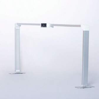 美甲半月形台灯，可折叠半月形灯，3种模式4000K-6500K可调光LED美甲灯，专业美甲台灯，适用于美甲、嫁接睫毛、纹身、修眉。专为美甲设计：大型U型灯头设计，光线均匀集中，帮助美容师看清最细微的细节，发现工作中的任何瑕疵。