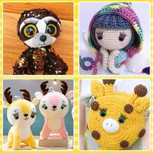 48 chiếc mắt an toàn 14mm bằng nhựa lấp lánh kèm lông mi và vòng đệm cho Amigurumi 7 màu mắt móc thủ công dùng để làm búp bê nhồi bông rối DIY - Nhiều màu - Xem 8