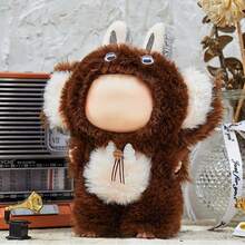 6.69-Inch Doll Clothing, Compatible With Labubu, Animal Image Design One Piece Clothing,1 Set Of Accessories - Fashionable Headpiece + Clothing Set, Jumpsuit, Suitable For 6.69-Inch Dolls, Cute BuLabu Accessories For Play And Display (Doll Not Included) - Multicolor - View 10