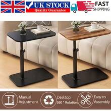 Adjustable C-Shaped Sofa Side End Table Coffee Laptop Table Living Room Bedroom - 黑色 - 查看 10