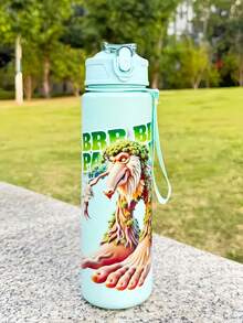 1 قطعة زجاجة شانهايجينغ سعة 800 مل/27.5 أونصة، مقاومة للتسرب - متينة، مقاومة للحرارة العالية، غطاء مرن مع قش، سهلة الحمل - هدية لموسم العودة إلى المدرسة، هدية صغيرة للمعلم، هدية عيد الميلاد، هدية رأس السنة، هدية عيد الهالوين، هدية عيد الميلاد، مناسبة للمدرسة والمكتب والنادي الرياضي والرياضة وحفل التخرج وغرفة الصحة للترطيب، هدايا موسم العودة إلى المدرسة