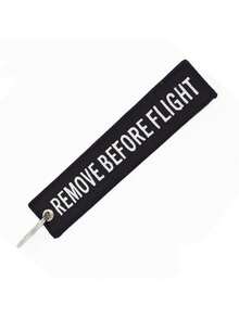 1pc Embroidered Key Chain, Keychain Tag For Removing Keys Before Flight, Suitable For Aviation, Motorcycle, Pilot, Keychain Tag, Handbag, Backpack, Pendant, Accessory, Christmas Gift Ideas Bag Lanyards With Id Holder Car Accessories Bag Charms