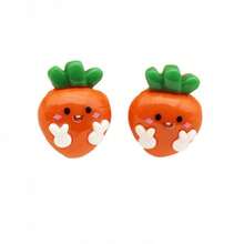 8pcs Cartoon Fruit & Vegetable Fridge Magnets, Cute Decorative Magnets Suitable For Office, Kitchen Whiteboard, Storage Cabinet And Dishwasher, Kitchen Decor, Home Decor, Valentine's Day Gift, Gift For Friends And Family