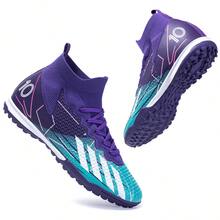 男女足球鞋，适用于人造草坪和硬地，室内外均可穿着，高帮尖头设计，是年轻职业球员训练的理想之选，专业运动TF鞋钉 - 白色 - 查看 14