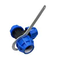 20-63mm (0.79-2.48in) Metal Wrench For Irrigation Fittings, Heavy Duty Metal Hook, Manual Tool, Heavy Duty Wrench, Pipe Wrench, Suitable For: Agricultural Irrigation/Greenhouse Planting Accessories And High Strength Hanging Hooks For Home And Factory - Silver - View 9