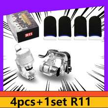 R11 Mobile Game Trigger, Mobile Screen Sensitive Trigger, Durable Mobile Controller, Shooting Game Trigger, Aiming Game Trigger, Specialized Trigger For Shooting Games - Multicolor - View 3