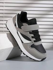 1 双经典阿甘风格低帮休闲运动鞋，时尚百搭，适合青少年日常穿着、校园、学生，多场景运动鞋，皮革鞋面，撞色 - 彩色 - 查看 2