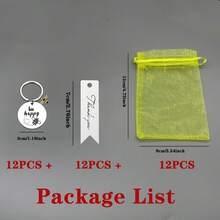 Conjunto de 36 Chaveiros de Aço Inoxidável "Bee Happy" - Anéis de Chave Inspiracionais Simples para Lembrancinhas de Festa, Apreciação de Professores, Formatura, Despedida - Acessórios Novidade Duráveis para Homens. O Conjunto Inclui 12 Chaveiros, 12 Cartões e 12 Sacolas. Acessórios de Halloween, Ideias de Presentes para o Dia dos Professores, Natal, Acessórios de Sacola, Cordões com Porta-Crachá, Acessórios de Carro, Encantos de Sacola