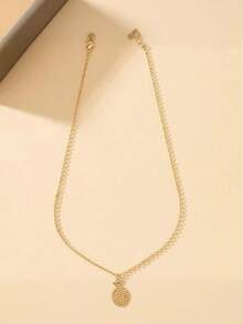 1pc Fashionable High-End Four-Leaf Clover Necklace, Luxurious Elegant Minimalist Mori Style Pendant Necklace For Girl, No Card, Luxury Four-Leaf Clover Necklace With Minimalist Nature Vibe