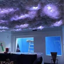 Creative Thundercloud Lamp DlYjRGB Color Changing, USB Powered. Suitable For Christmas, Halloween, Game Rooms, Garages, Clubs, Bars And DJ Parties. Creative Multi-Color MoodLighting. - 3 phút - Xem 1