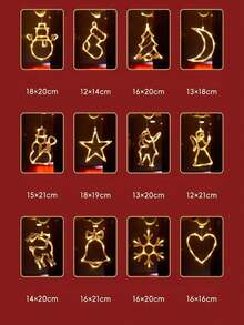 1pc Funny Christmas Window Lights, Luxury Ambience Decorative Lights Battery Box Style, Room With LED Lights Fairy Lights Clip Strings, Night Lights Hanging Photos, Bedroom, Mirror With Lights Weddings, Festivals, Party Decorations, Random Gifts Garden Lights Garden Decoration Wedding Decorations Room Decoration Gifts Birthday Graduation, Ambient Lights, Decorative Lights, Christmas Streamers, Christmas Lights (Three Sections Of Seven Batteries)Christmas Decoration XMAS Decor Christmas Tree Gift Decor Thanksgiving Wedding Home Decor Home Decor Fall Decor Autumn Decor Birthday Decorations For Gifts Party Supplies Indoor Outdoor Garden Holiday Festival Decor Halloween Decor Wall Decor Halloween Ornaments