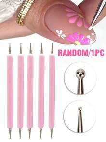 Nail Brush, Pink Nail Art Brush Set, Nail Liner Brush, Nail Dooting Pen For 3D Flower, Fine Nail Brush For French Tips, Nail Art Design Tools, 1PC/15PCS/20PCS Nail Brush, Flat Brush, Fan Brush, 15 Pcs Nail Art Painting Brushes With 5 Pcs Double-End Nail Dotting Tools, Nail Tech Supplies, French Nail Brush, Nail Art, Nail Supplies, Nail Accessories, Nail Tools, Nail Art Tools