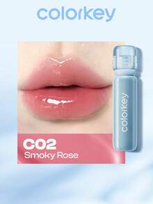 COLORKEY Moisturizing Lip Gloss, High-Gloss Mirror Finish, Plumping Nourishing Lip Oil, Non-Sticky Long-Lasting Formula, Repairs Lip Lines, Lip Care Essence, Creates Refined Lip Makeup, Lip Cosmetics, Suitable For Women And Girls, Perfect For Autumn/Winter, Can Create Latte Makeup, Y2K Makeup, 90s Makeup, Cool Girl Makeup, Lip Makeup Matching, Bridal Makeup, Valentine's Day Gift, Best Colors - C02 Smoky Rose - View 10