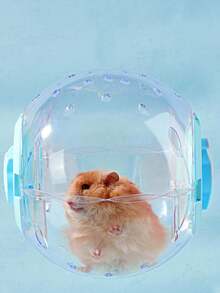 1pc 4.7/6.3 Inch Hamster Ball, Running Ball Toy, Transparent & Breathable, Promotes Exercise & Health, Relieves Stress, Easy To Clean, Suitable For Small Pets Outdoor Running, Interactive Rodent Toy, Relieves Boredom, Transparent Hamster Ball, Breathable Design, Portable, Blue Hamster Accessory - Multicolor - View 7