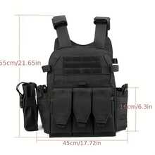 [Quick Sports Vest] Adjustable Outdoor Sports Vest |   Quick Release, Breathable, Removable Weight Vest - 黑色 - 查看 11