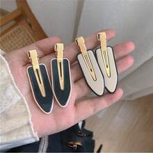 4/8个装女士时尚图案发夹，休闲发饰爪夹，学生用品，发饰