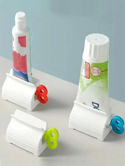 Manual Toothpaste Squeezer - A Manual Toothpaste Dispenser For Bathroom Use, No Electricity Required - A Multi-Functional Toothpaste, Cream And Toothpaste Holder Combo Dispenser To Reduce Household Waste. Toothpaste Holder, Bathroom Accessory, Bathroom Storage, Toothpaste Saver, Toothpaste, Cream, Hand Cream, No-Waste Bathroom Decor, Christmas, New Year Small Gift.