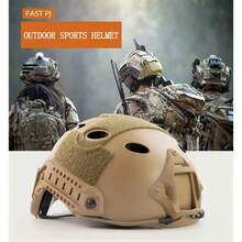 FAST Helmet Airsoft MH Helmet ABS New Thickened Outdoor PJ Air Gun Shooting CS Protective Equipment For Adult - Multicolor - View 2
