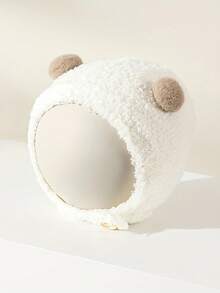 1 件秋冬婴儿帽，可爱日常护耳帽，男女通用幼儿厚保暖针织毛绒帽 - 1PC - 查看 9