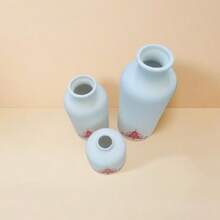 Vaso decorativo de Halloween e Natal, vaso de cerâmica simples para flores, decoração para festas de fim de ano