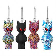 1pc,Compact Soldering Iron 510 Thread Battery 500mAh With Display Screen,USB-C Charging Port,Adjustable Voltage,Compatible With Heated Tip Tool