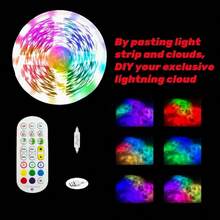Creative Thundercloud Lamp DlYjRGB Color Changing, USB Powered. Suitable For Christmas, Halloween, Game Rooms, Garages, Clubs, Bars And DJ Parties. Creative Multi-Color MoodLighting. - 3 phút - Xem 5
