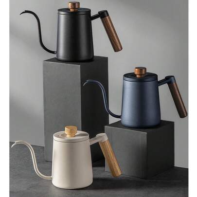 shoxil 1 ấm pha cà phê Pour Over, ấm pha cà phê vòi cổ ngỗng bằng thép không gỉ, dành cho quán cà phê văn phòng tại nhà