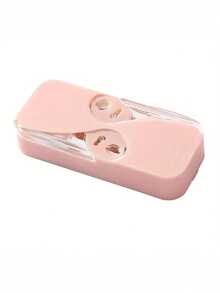 Tragbare Alles-in-einem Zahnseide Aufbewahrungsbox - Automatischer Spender hält Zahnseide sauber und ordentlich - Geeignet für Reisen, Camping, Restaurants und Partys (Inklusive 12 Zahnseiderollen)