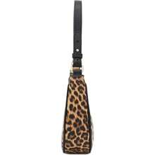 FashionPuzzle Small Crescent Shoulder Bag Underarm Purse - Le007 棕褐色/黑色 - 查看 3