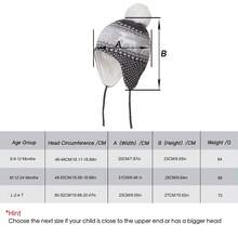 Deer Hat For Girls Infant Pom Pom Beanie Kid Winter Hats Toddler Cap Knit Warm Beanies Caps For Baby Boys Girls