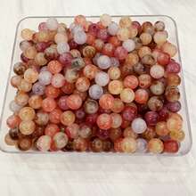 一套 50/100/150 颗混色玻璃裂纹珠 - 闪亮的 10 毫米圆形玻璃珠，适合 DIY 珠宝制作、手镯、项链、耳环 - 精心挑选的品种，无需电源，玻璃珠产品