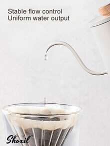 shoxil 1pc Pour Over Coffee Kettle, Stainless Steel Gooseneck Spout Coffee Pot, For Home Office Coffee Shop - Coffee Maker - View 5