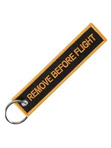 1pc Embroidered Key Chain, Keychain Tag For Removing Keys Before Flight, Suitable For Aviation, Motorcycle, Pilot, Keychain Tag, Handbag, Backpack, Pendant, Accessory, Christmas Gift Ideas Bag Lanyards With Id Holder Car Accessories Bag Charms
