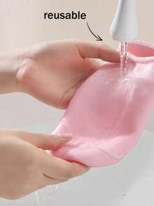 High Elastic Compression Socks, Reusable Aloe Vera Socks, Night SPA Socks, Cute Non-Slip Gel Heel Socks, Unisex, Suitable For Dry Skin, Dry & Rough Feet, Home Foot Care, Can Be Used With Lotions & Creams, Portable Travel Set, Gift For Women & Girls, Summer Style, Back To School Gift - Pink - View 6