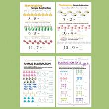 1 Books Containing Addition And Subtraction, Multiplication And Division Exercises Within 10 - An Excellent Math Workbook For Enhancing Calculation Skills, Promoting Learning And Educational Purposes, Suitable As A Birthday Or Christmas Gift. - Multicolor - View 10