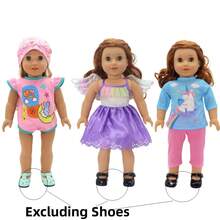 Vêtements pour poupée de mode de 40 à 45 cm (16 à 18 pouces), plusieurs styles disponibles, série d'ailes magnifiques, robe de poupée nouveau-né de 43 cm, cadeau pour les fêtes et les anniversaires, accessoires pour poupée, poupée et chaussures non incluses