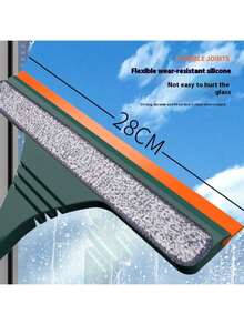 Perie telescopică de curățare a geamurilor de uz casnic, ștergător din silicon, instrument de curățare a geamurilor pentru ecran, ștergător pentru geamuri, racletă pentru curățarea geamurilor, ștergător înalt, mâner lung, ștergător pentru geamuri, poate fi folosit pentru a curăța pereții cu gresie, șterge oglinzile, curăța apa din golurile geamurilor mașinii, șterge suprafețele netede și ajută la curățarea podelelor.