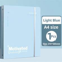 3 孔活页夹 12.4x10.43 英寸，可容纳 220 张演示文件夹，适用于学生、教师、办公室工作人员、教师文件夹 - 彩色 - 查看 15