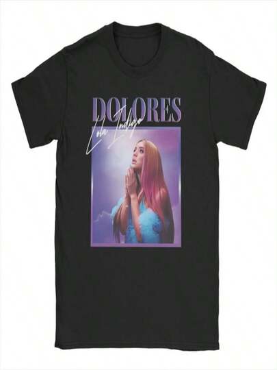 Lola 2025 Indigo Tour Merch T Shirt Men Women Humorous T-Shirt Summer Singer Tee Short Sleeve Tops Clothing