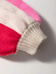 Acelitt Women's Colorful Plaid Contrast Color Cute Casual Loose Long Sleeve Cardigan Sweater, Autumn/Winter