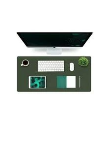 Non-Slip Desk Pad,Mouse Pad,Waterproof PVC Leather Desk Table Protector,Ultra Thin Large Desk Blotter, Easy Clean Laptop Desk Writing Mat For Office Work/Home/Decor(Pink)