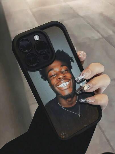 1pc Customized Full-Coverage Silicone Phone Case With Personalized Full-Print Design, Lens Protection Compatible With Samsung///OPPO//Apple 16 ProMax/15/XS Max/14/XS/13 XR 12 Pro 11 And Other Models